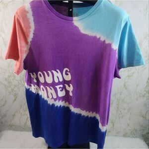 American Eagle Outfitters Tie Dye Young Money Tee
